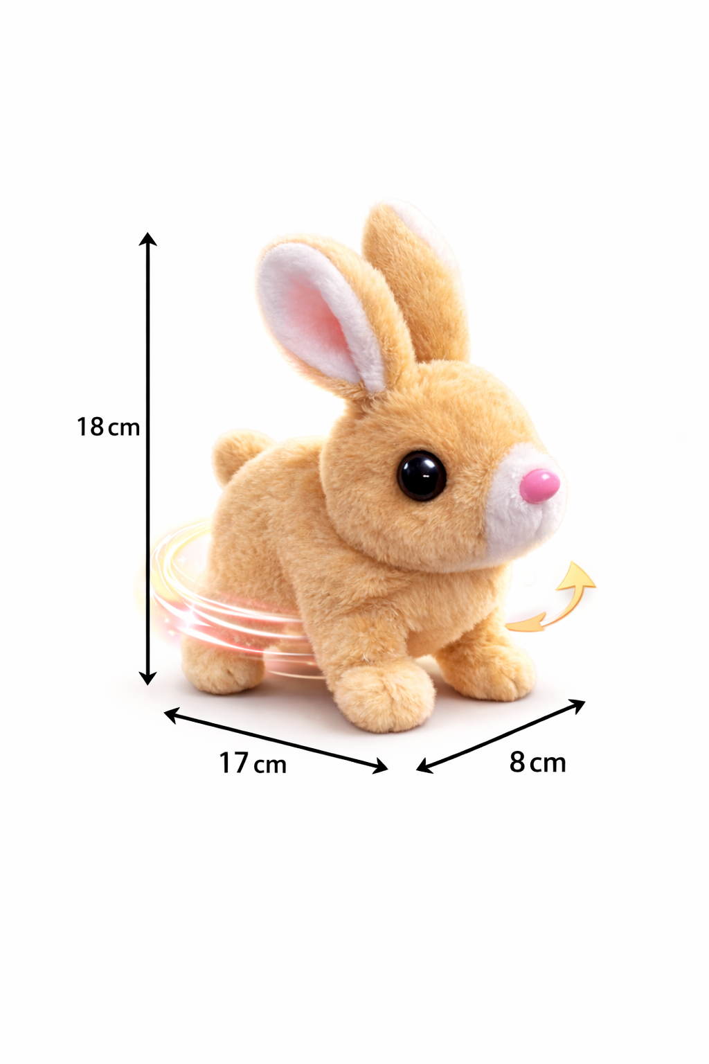 Pet Animal Rabbit (Brown).