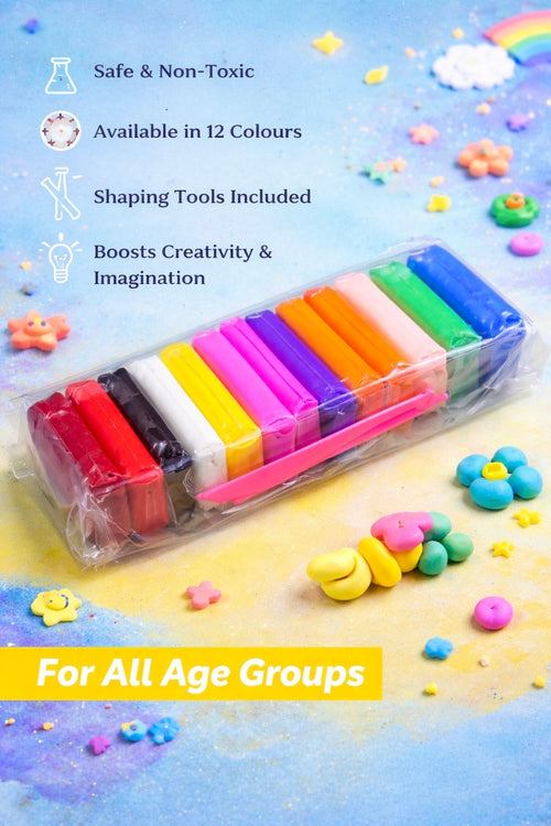 Air Clay for Kids | Pack of 2 sets.