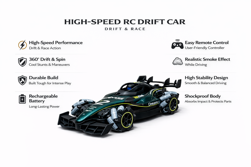 GMS Drift Car (Green) with Smoke Effect
