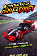 GMS Drift Car (Red) with Smoke Effect