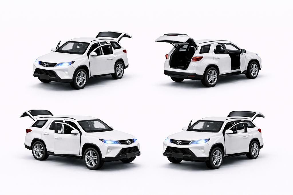 Diecast Fortuner Car Model 1:36 Scale.