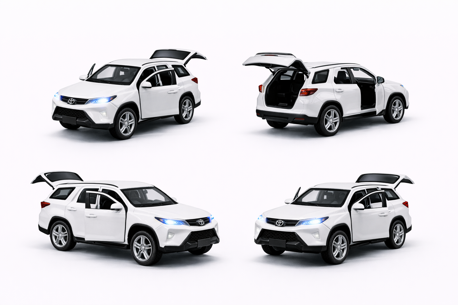 Diecast Fortuner Car Model 1:36 Scale.