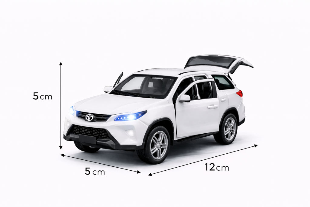 Diecast Fortuner Car Model 1:36 Scale.