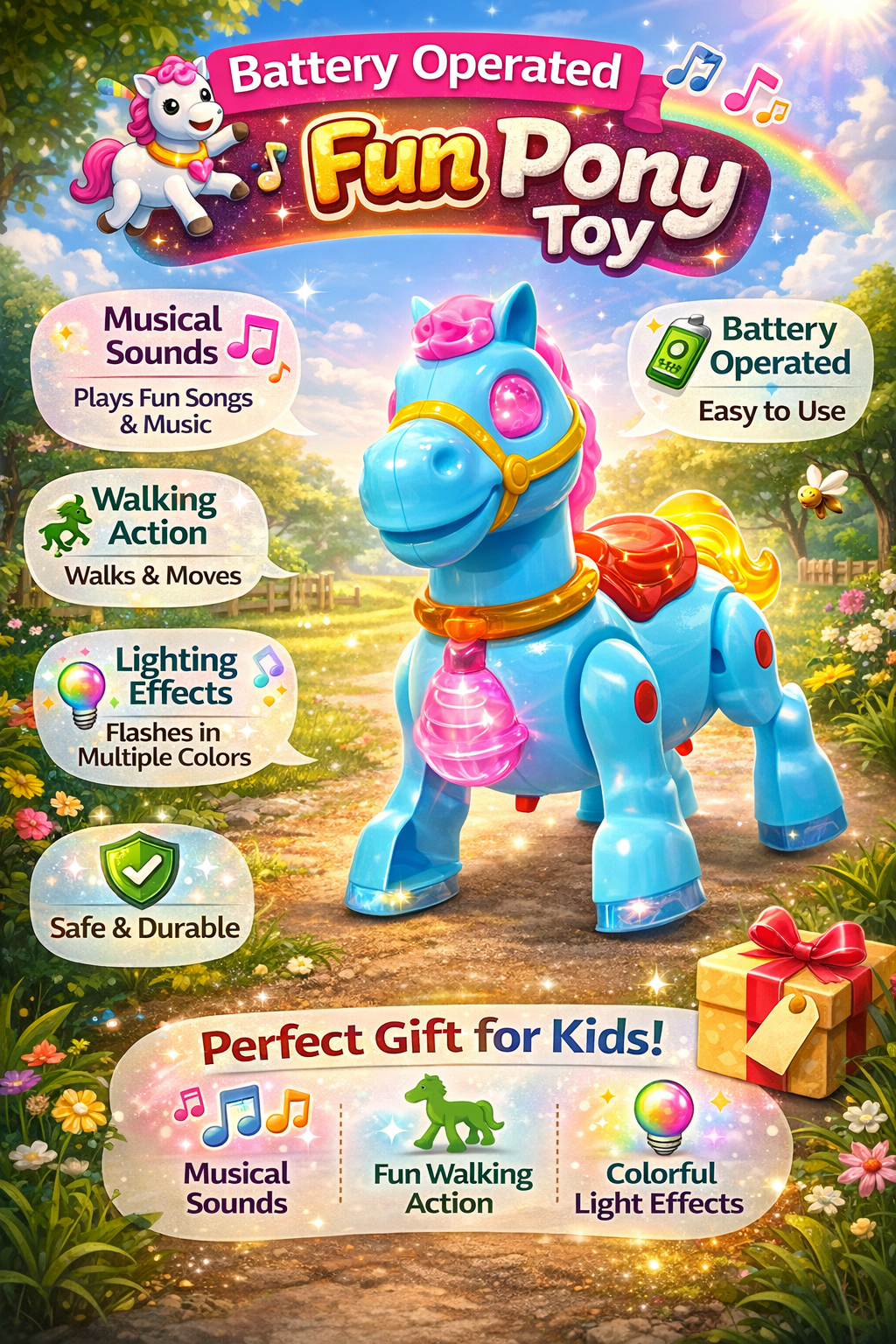 Pet Animal Horse (Multiple colors)