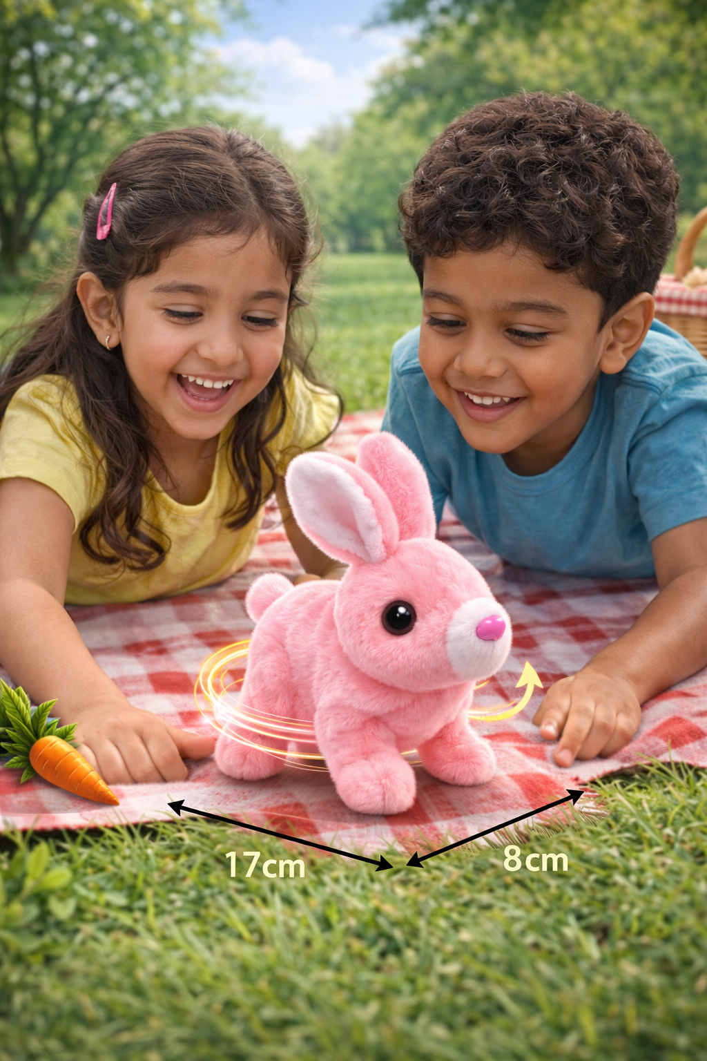 Pet Animal Rabbit (Pink).