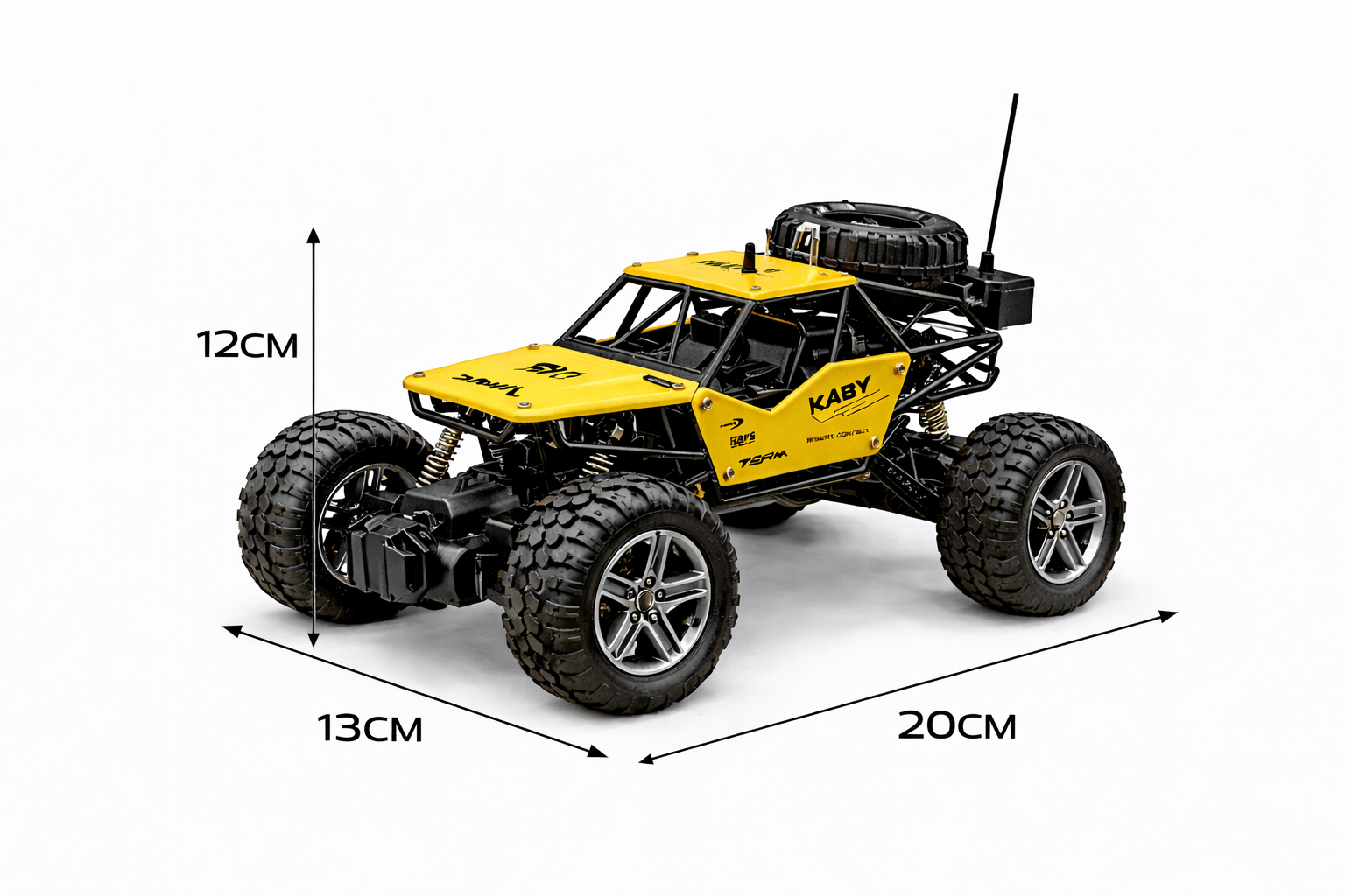 Remote Control Rock Crawler Gold with Smoke Function.