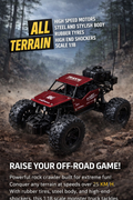 Remote Control Rock Crawler Red with Smoke Function.