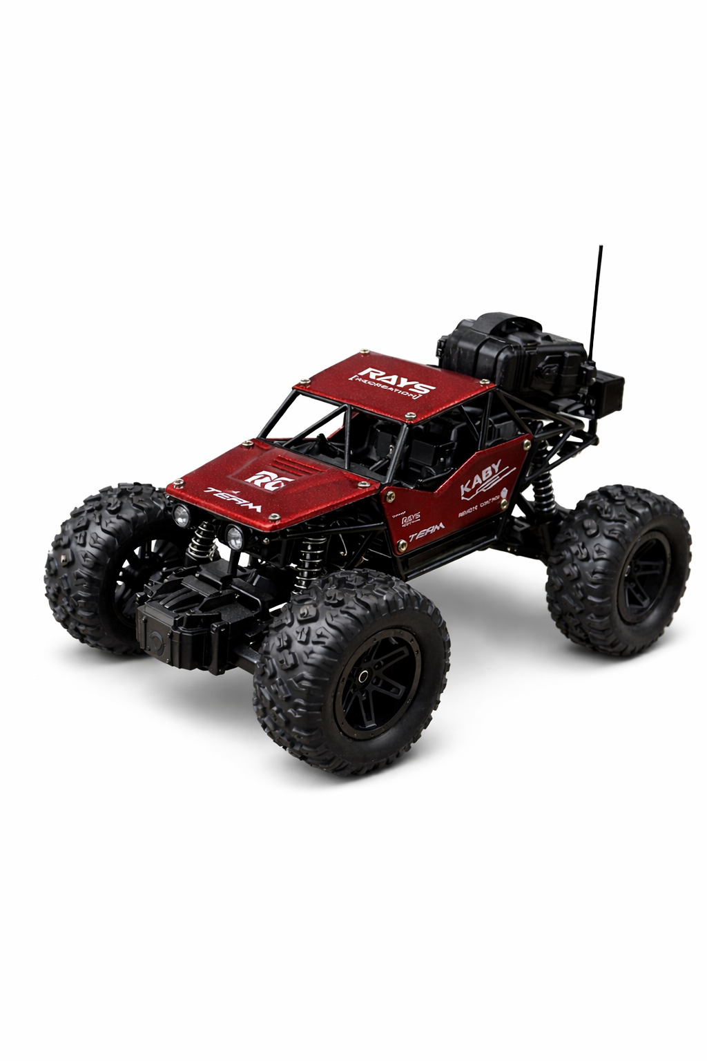Remote Control Rock Crawler Red with Smoke Function.