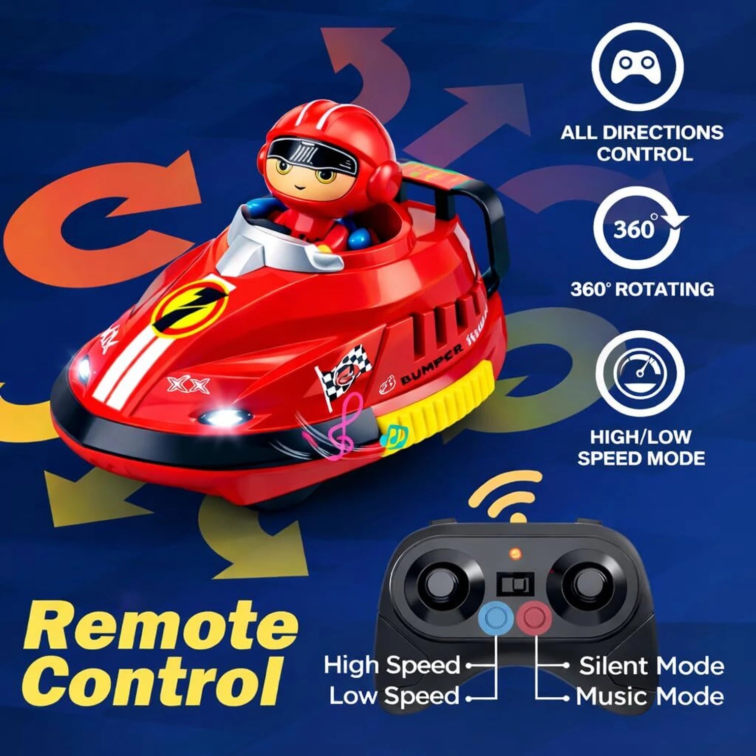 Remote Controlled Bumpy Car