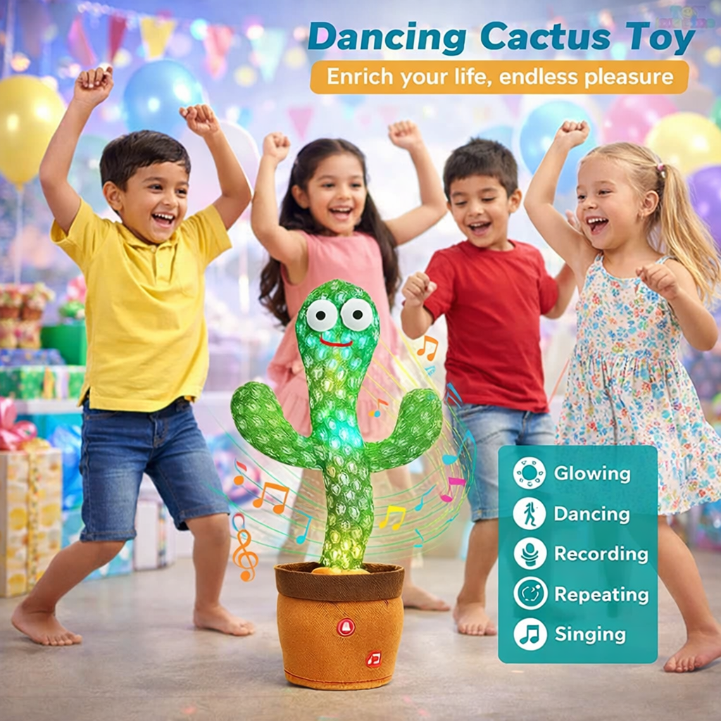 Dancing Cactus Toy with Music & Talking