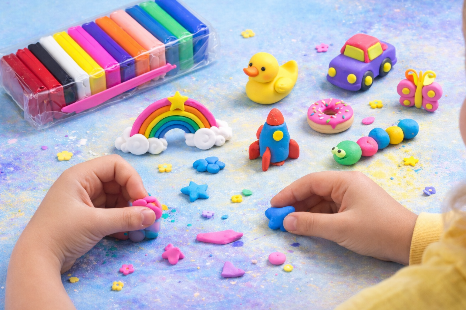 Air Clay for Kids | Pack of 2 sets.